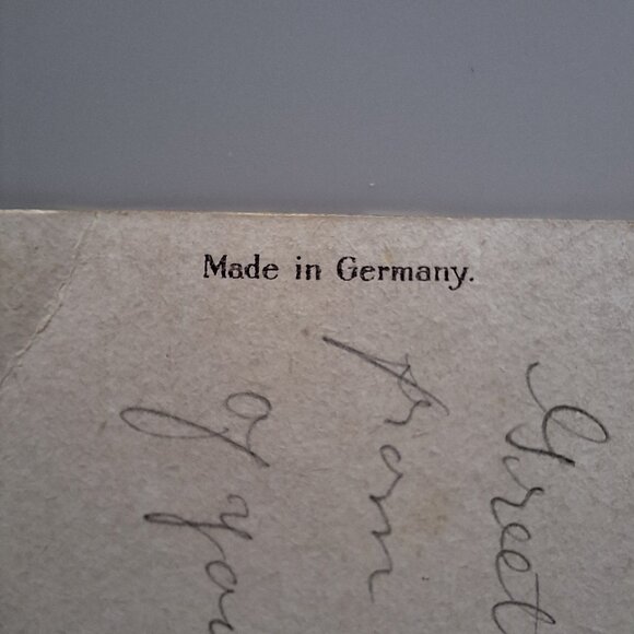 Vintage German Easter‎ Greeting Postcard House Meadow Scene - Picture 3 of 6